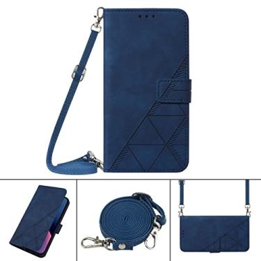 Imagem de For Motorola Moto G22 Crossbody 3D Embossed Flip Leather Phone Case