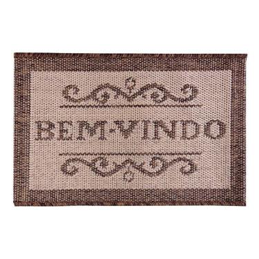 Imagem de Capacho Eco Nature Bem Vindo-5 70 Marrom 0,40x0,60m