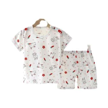 Imagem de Conjunto De Pijama De Algodão Para Bebê, Estampa De Desenho Animado, M