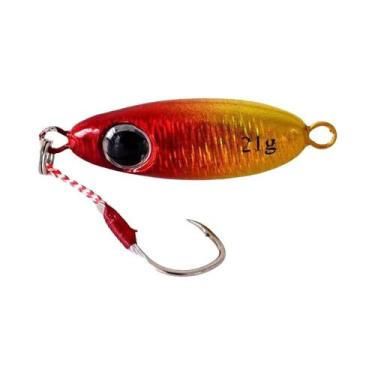 Imagem de Isca De Pesca Micro Metal Jigging Para Água Salgada 5.5g 10g 17g 21g C