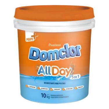 Imagem de Clorador Allday 5 Em 1 Para Piscina Domclor 7,5kg Cor Laranja - Sodram
