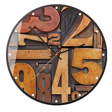 Imagem de U5GAAALPPQ9 Relógio de parede grande 3D abstrato espelho de parede design moderno cozinha decoração de casa moda design moderno 12 polegadas / 30 cm