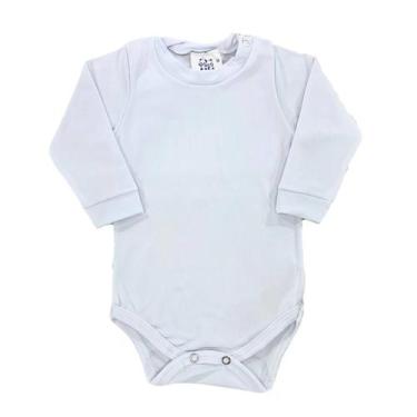 Imagem de Body Bebê Térmico Bodie Manga Longa Peluciado Inverno Liso - Fofotinho