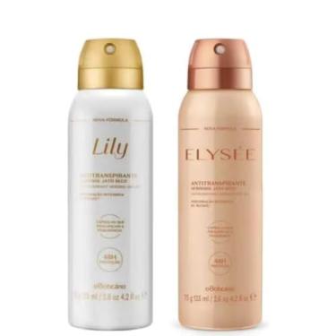 Imagem de Antitranspirante Aerossol Elysée 75g + Antitranspirante Aerossol Lily 75g