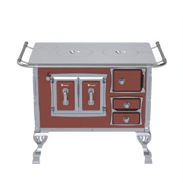 Imagem de Fogão a Lenha N 1 Sec Chapa de Aluminio Tabaco Sem Tampa Saida Esquerda