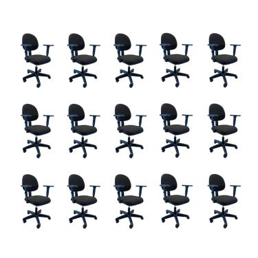 Imagem de Kit 15 Cadeiras de Escritório Oficial Operativa