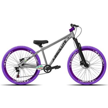 Imagem de Bicicleta Aro 26 Absolute Nero 5 Tamanho 15 1V Freio Shimano MT200, Ci