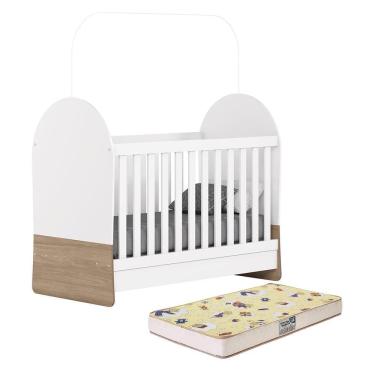 Imagem de Berço Americano Mini Cama Magia com Colchão Supreme - Móveis Henn