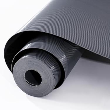 Imagem de Forro de prateleira e gaveta para armário de cozinha, não adesivo 45,7 x 914,4 cm, impermeável, durável, material de EVA espesso, papel de contato fácil de cortar, tapete antiderrapante para geladeira