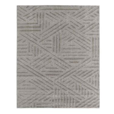 Imagem de Tapete Para Sala Realce Trama 51 Cinza 1,00x1,50m