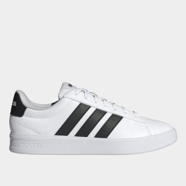 Imagem de Tênis Adidas Grand Court 3.0 Masculino, Branco, 38