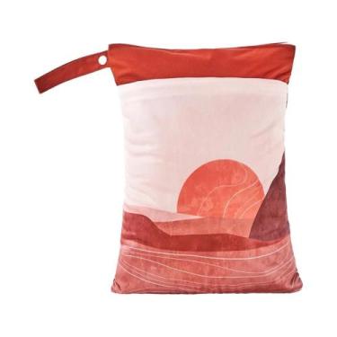 Imagem de Bolsa Impermeável Reutilizável Para Fraldas Com Impressão Digital One 