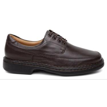 Imagem de Sapato Social Centuria Masculino Conforto Antistress Cafe - Centuria C