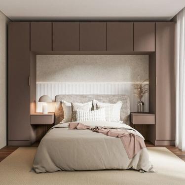 Imagem de Guarda-roupa Modulado 7 Peças com 7 Portas Orion Cabecasa Madeiraoriginals Mocha