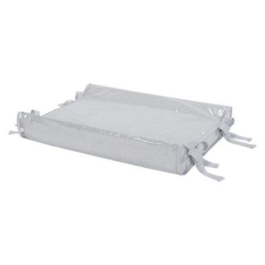 Imagem de Trocador de Bebê Cômoda Linho Americano Batistela Baby, Cinza