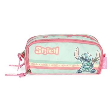 Imagem de Estojo Triplo Juvenil Stitch Atoalhado - Luxcel