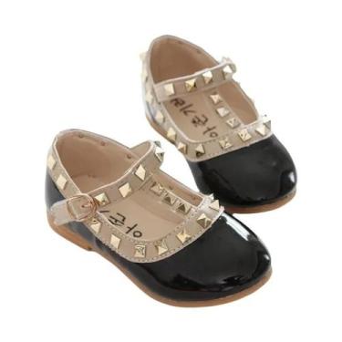 Imagem de Sandálias Para Meninas Com Tiras Planas, Primavera, Verão, Outono, Est