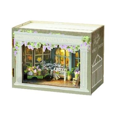 Imagem de Miniaturas De Casinha De Bonecas De Madeira Aconchegante De Natal, Mon