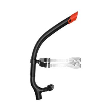 Imagem de Snorkel De Silicone Para Adultos, Jovens E Crianças Com Válvula De Pur