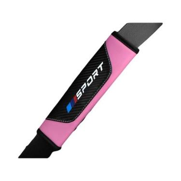 Imagem de Capas De Alça De Cinto De Segurança Em Fibra De Carbono (2 Peças) Para