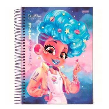 Imagem de Caderno Espiral Jandaia Universitário Capa Dura Petit Poa 1 Matéria 80
