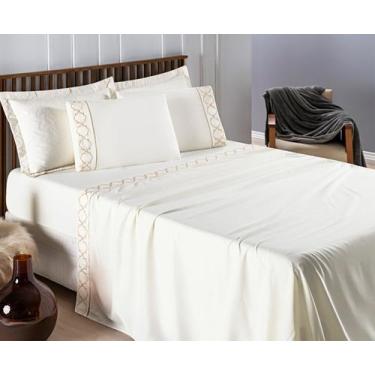 Imagem de Jogo De Lençol Super King 4 Peças 300 Fios Micropercal Infinity - Bia 