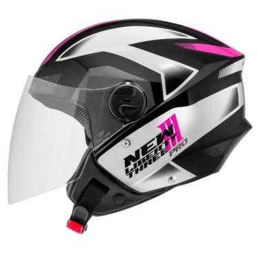 Imagem de Capacete Aberto Pro Tork New Liberty Three Pro Brilhante, ROSA, 60