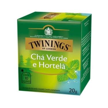 Imagem de Chá Twinings 10 Unidades Sabor Verde e Hortelã