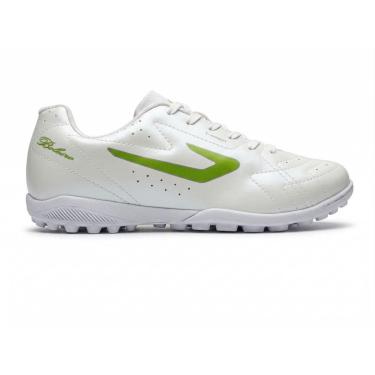 Imagem de Chuteira Topper Society Boleiro IV - Branco/Verde-Masculino