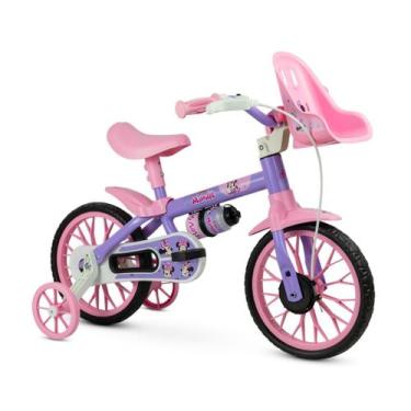 Imagem de Bicicleta Infantil Aro 12 Nathor Modelos Feminino e Masculino com Rodi