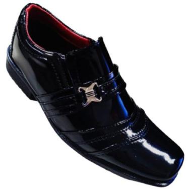 Imagem de Sapato Social Infantil Bkarellus K0105 Masculino - Bkarellus, Preto, 3
