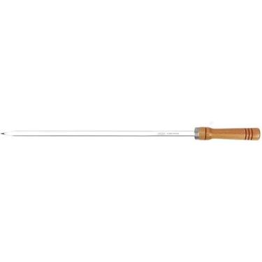 Imagem de Espeto Alumínio Simples para Churrasco 90cm Mor