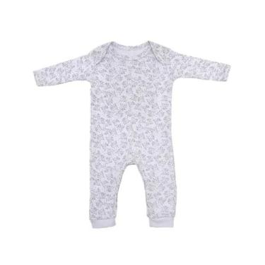 Imagem de Roupa Bebe Macacão Suedine Algodão Premium Presente , P, Lilás