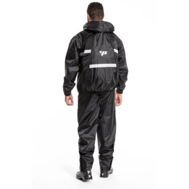 Imagem de Capa de Chuva Nylon Capuz e abertura p/ Mochila Pantaneiro, Preto, G