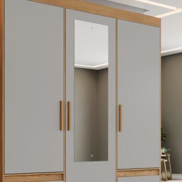Imagem de Espelho Happy 1 Unidade 125 x 35cm (Axl) com Parafuso e Bucha de Silic
