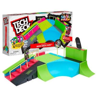 Imagem de Pista De Skate De Dedo Tech Deck X-connect Rampa Skatepark - Sunny