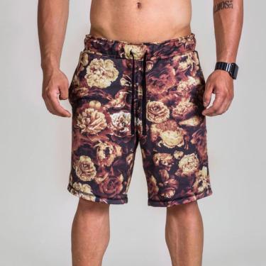 Imagem de Bermuda Moletom Surty Floral Code Masculina-Masculino