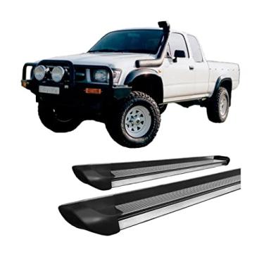 Imagem de Estribo lateral Hilux 1998 A 2004 Personalizado Preto Fosco