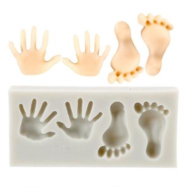 Imagem de Molde De Silicone Mão E Pé