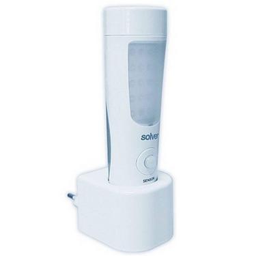 Imagem de Luminária Solver 2Ecom Sensor E Lanterna 220 V - Slm-302