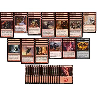 Imagem de MTG Decks & More Duende vermelho mono - Aggro Burn - jurídico moderno - feito sob medida - Magic The Gathering - - 60 cartas