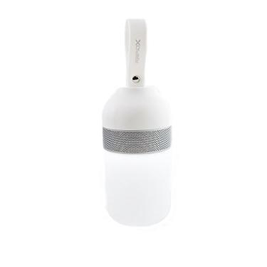 Imagem de Alto-falante Bluetooth portátil LunaX com luz LED – Branco