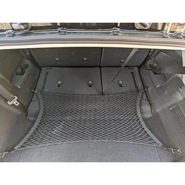 Imagem de Rede de carga de porta-malas estilo piso para Nissan Pathfinder S SV SL 2022 acessórios de carro - organizadores de porta-malas premium e armazenamento - rede de carga para SUV - organizador de veículos para Nissan Pathfinder