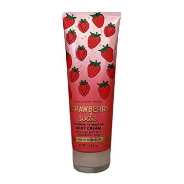 Imagem de Bath and Body Works Strawberry Soda Ultra Shea Creme Corporal Hidratante 226 g