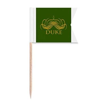 Imagem de Aristocracy Britain Nobreza Dignidade Palito de Dente Marcação para Bolo Festa Prato de Queijo