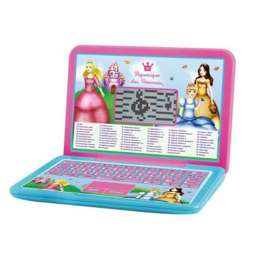 Imagem de Computador Infantil Laptop Educativo Bilíngue 60 Jogos Sons - Dm Toys