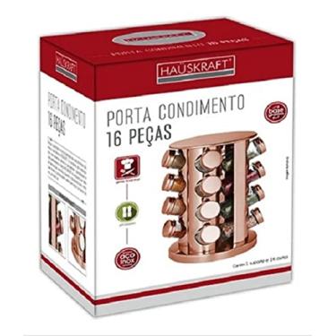 Imagem de PORTA CONDIMENTO INOX 16PCS RG