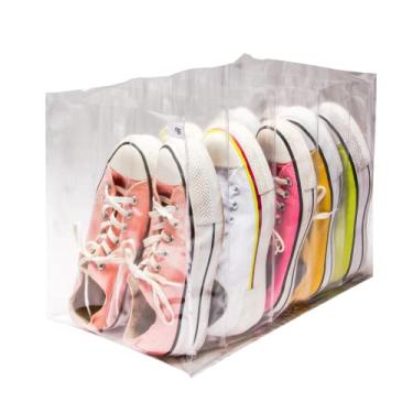 Imagem de Colmeia Organizador para Sapatos Transparente Cristal Tenis Chinelo Rasteirinha Bota Porta Sapatos Sapateira Armários Organizados Nizz Organizadores