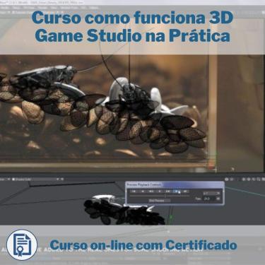 Imagem de Curso Online em videoaula de como funciona 3D Game Studio na Prática com Certificado + 2 brindes