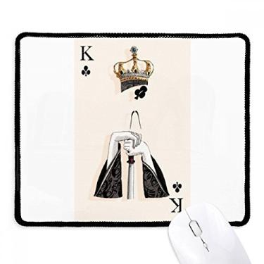 Imagem de Tapete de borracha para jogos de cartas Club K com bordas costuradas
